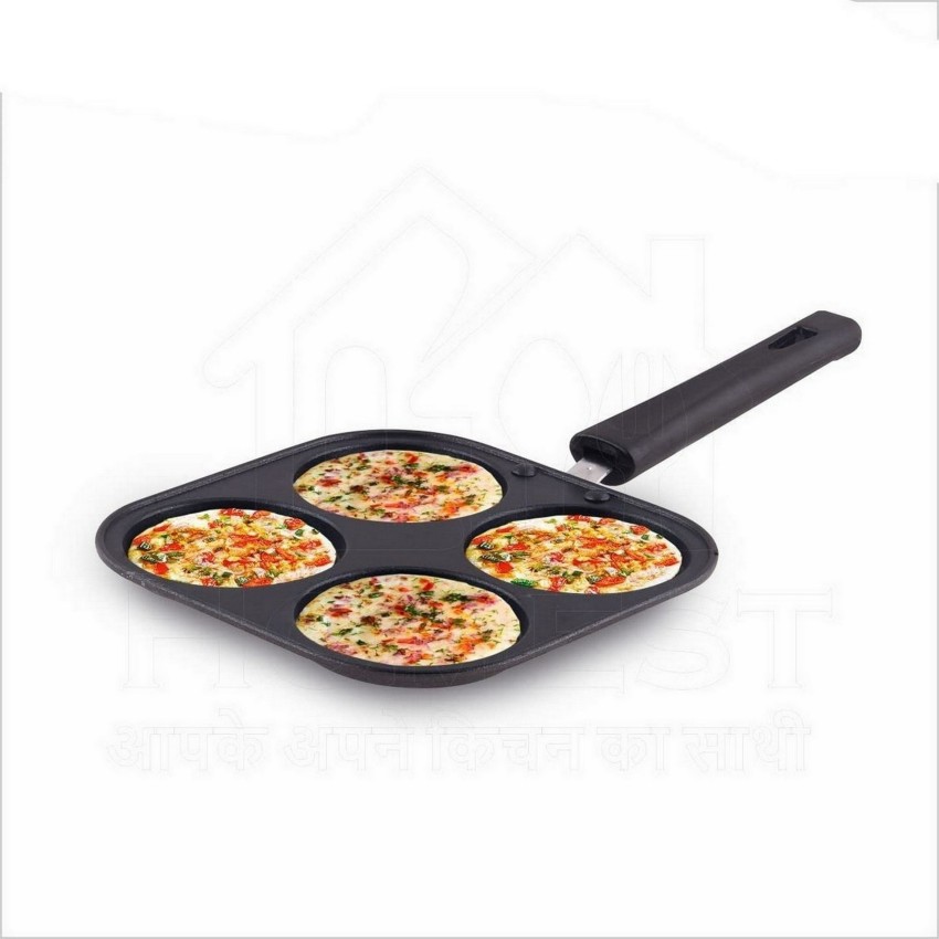 Uttapam maker,Nonstick Grill Pan, Mini Uttapam Tawa/Multi-Snack Maker 4 in  1 ,Mini Pancake