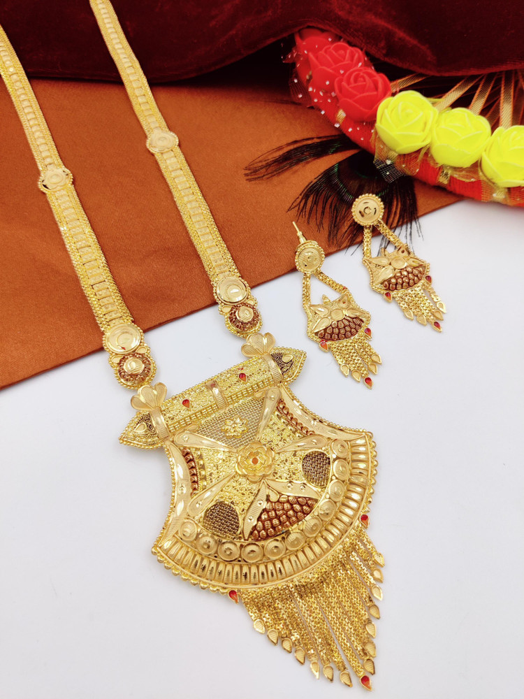 Heavy gold rani discount haar