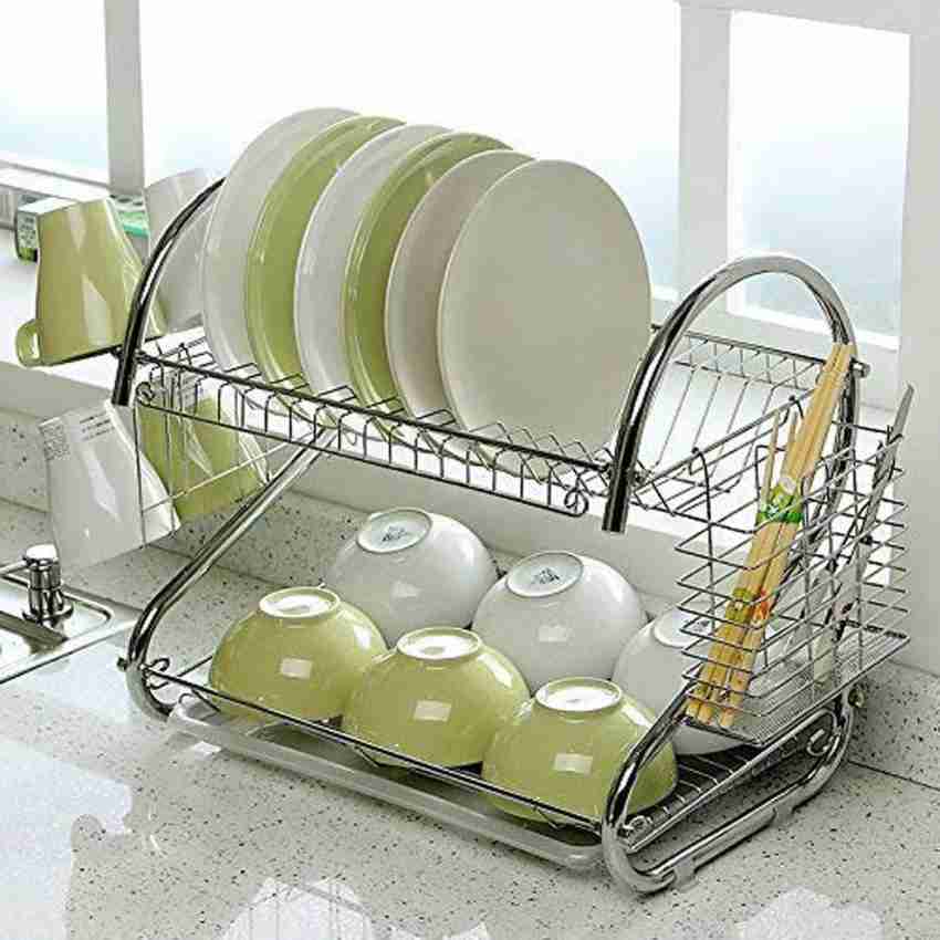 Dignity Containers Kitchen Rack Steel Stainless Steel Multipurpose Kitchen  Stand for Kitchen Storage Organizer Racks Shelves for Containers, Cutlery,  and Utensils Price in India - Buy Dignity Containers Kitchen Rack Steel  Stainless