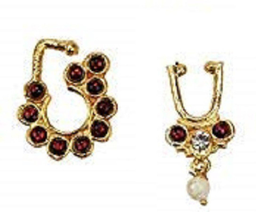 Bharatanatyam nose pin on sale