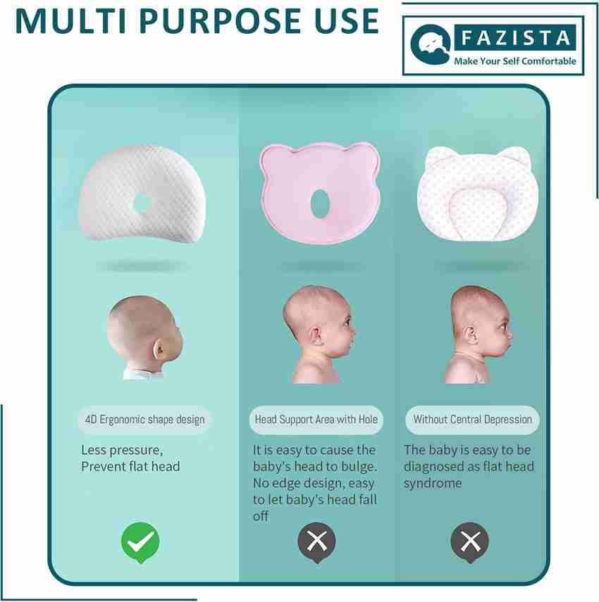 Pillow to prevent flat head in babies sale