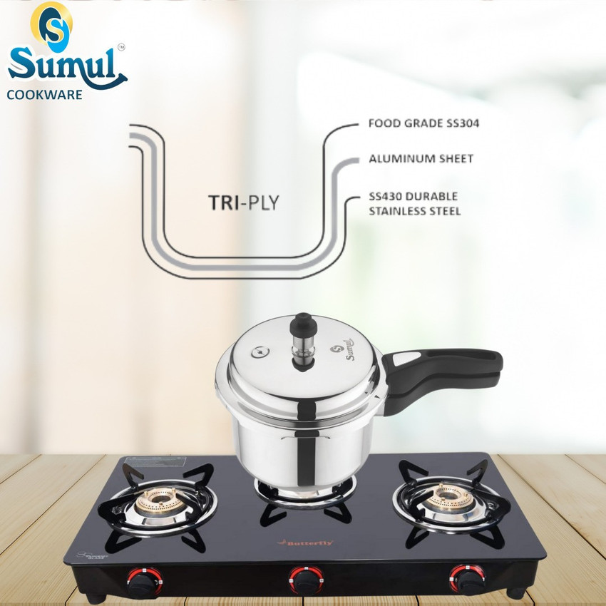 sumul 5 L Outer Lid Pressure Cooker Price in India Buy sumul 5 L Outer Lid Pressure Cooker online at Flipkart