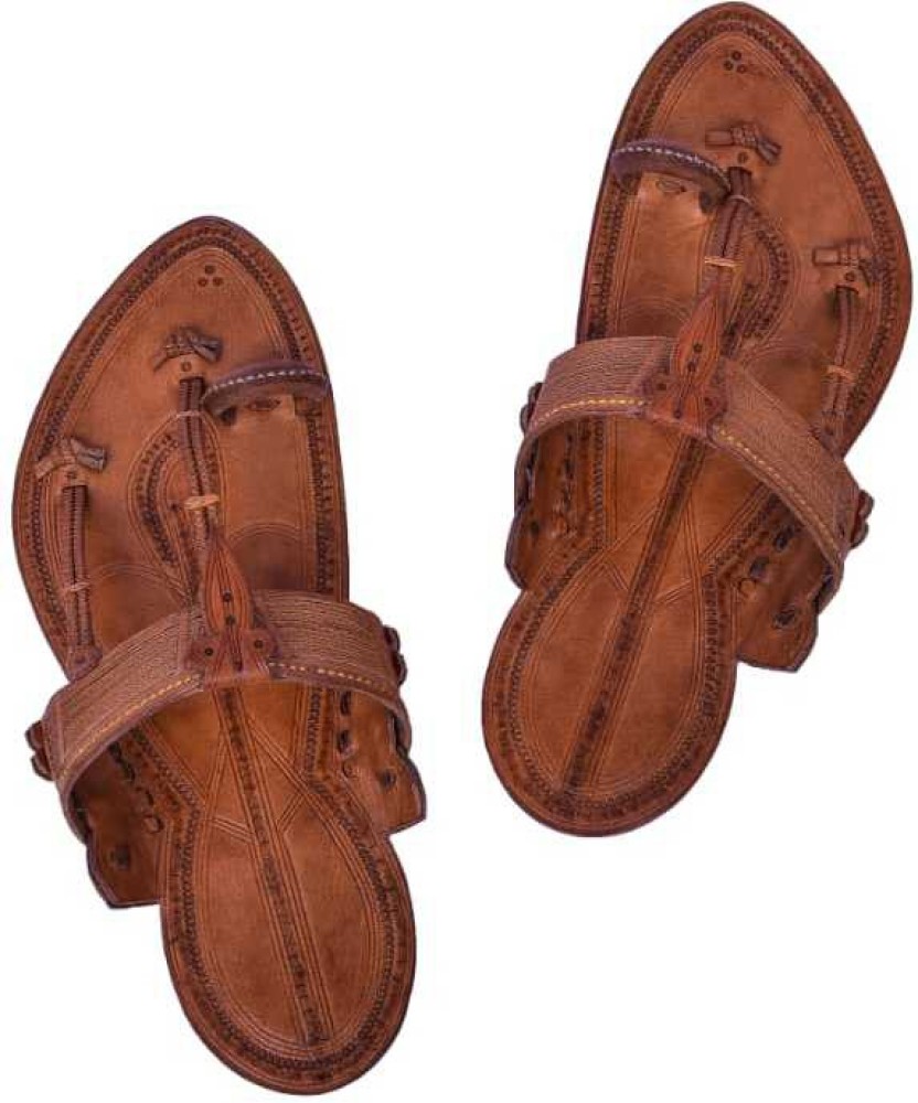 Flipkart men's leather online slippers