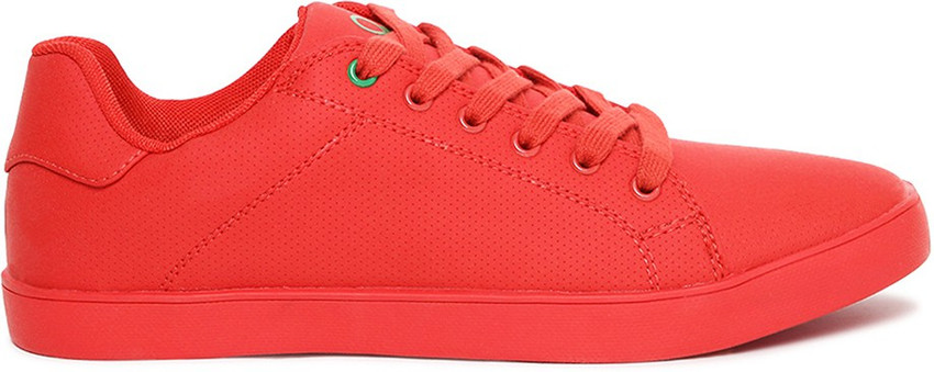 Benetton best sale red sneakers