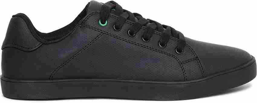 United Colors of Benetton United Colors of Benetton Black Leather