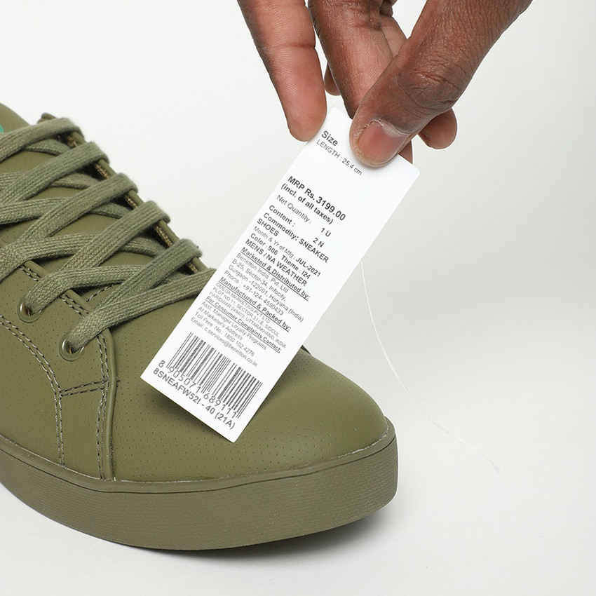 United colors of discount benetton olive sneakers