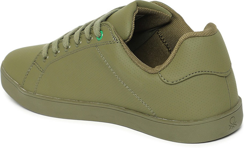 United colors of benetton olive sneakers cheap