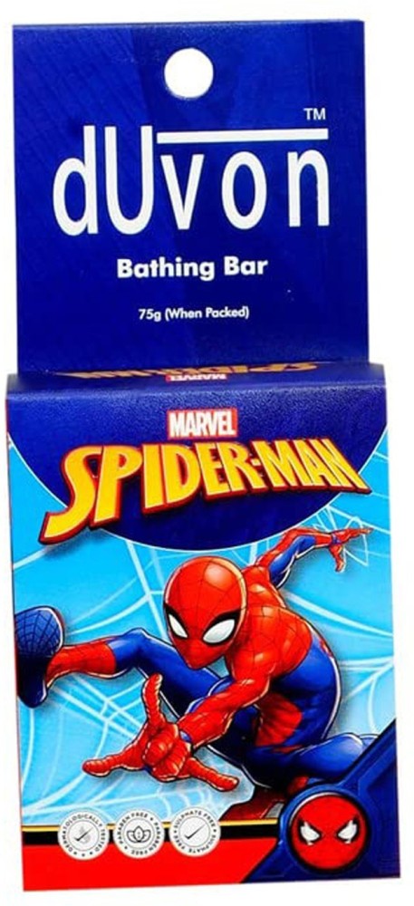 DUVON Marvel Spiderman Bathing bar (75g) - Price in India, Buy DUVON Marvel  Spiderman Bathing bar (75g) Online In India, Reviews, Ratings & Features