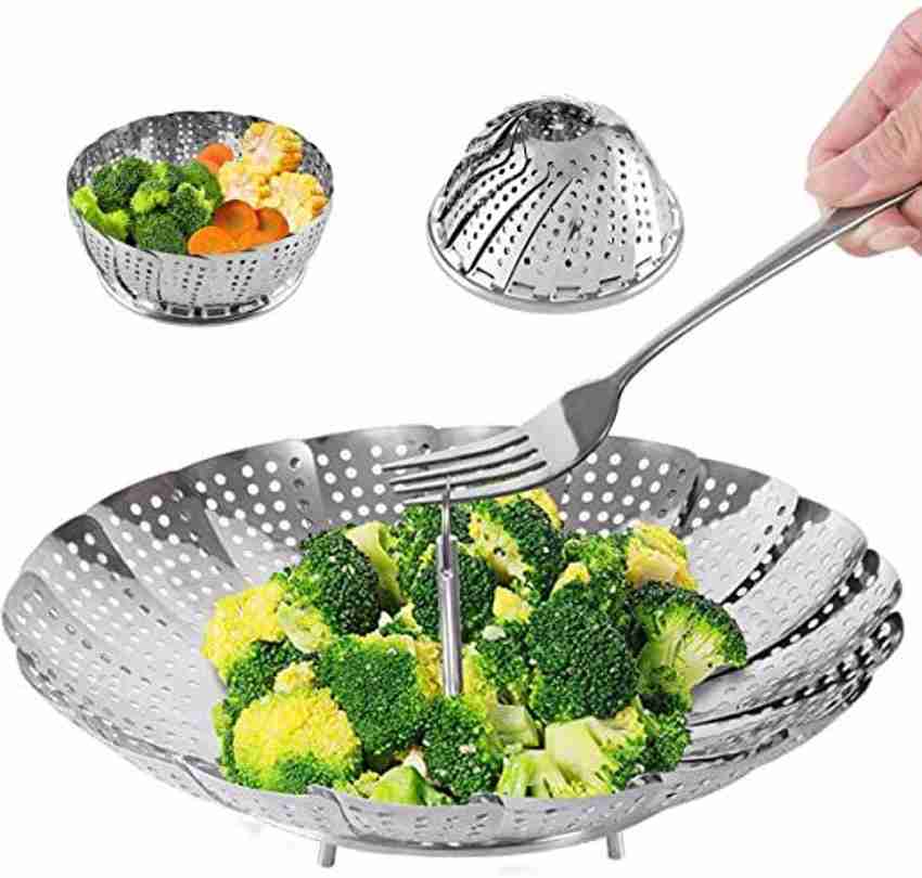 ZUVILIKA Steamer Basket Stainless Steel Instant Pot Accessories for Food and Vegetable Stainless Steel Steamer Price in India Buy ZUVILIKA Steamer Basket Stainless Steel Instant Pot Accessories for Fo...
