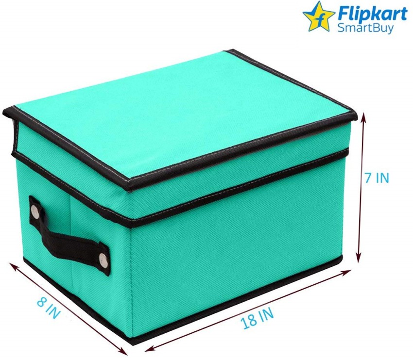 Flipkart SmartBuy folding storage box organizer for toys baby cloth pack of  3 (Green) Storage Box Price in India - Buy Flipkart SmartBuy folding storage  box organizer for toys baby cloth pack