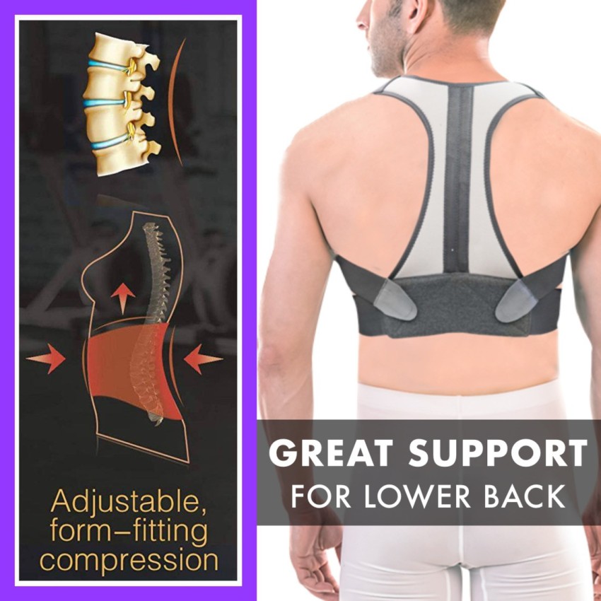 FoxGlow Backbone-Posture Corrector Back Pain Relief Belt Back Brace for Men  & Women Back / Lumbar Support - Buy FoxGlow Backbone-Posture Corrector Back  Pain Relief Belt Back Brace for Men & Women