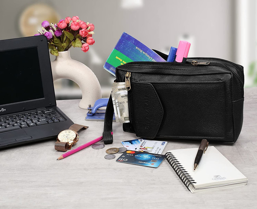 Travalate Cash Pouch Holder for Men Money Carrying Pouch Multipurpose