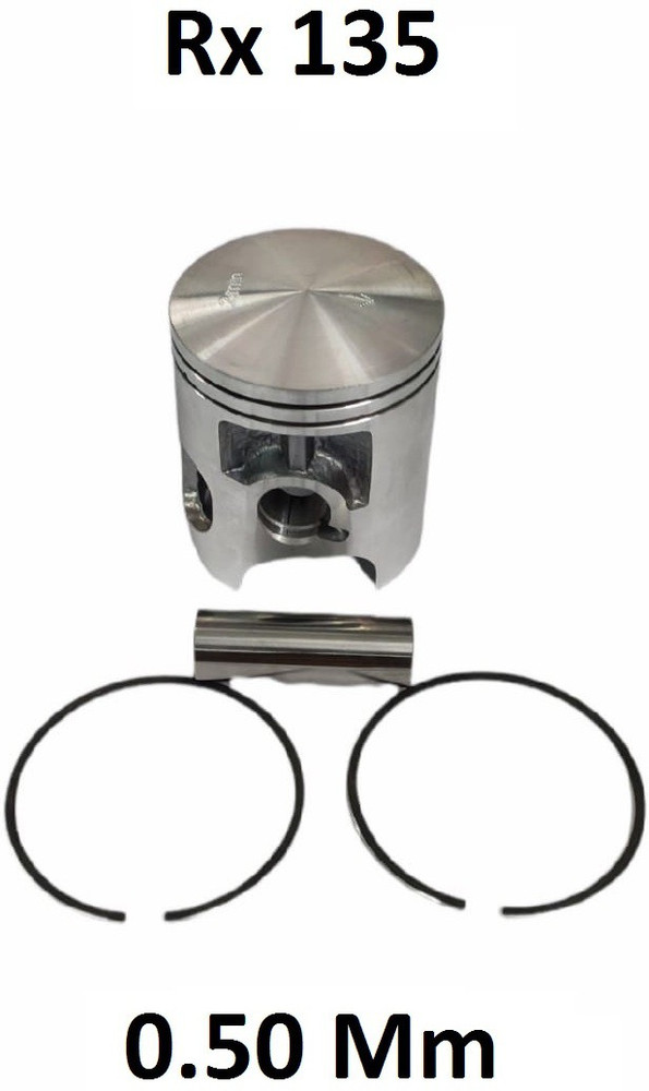 D Mega Mart Rx 135 0.50 MM Piston Aftermarket Bike Cylinder