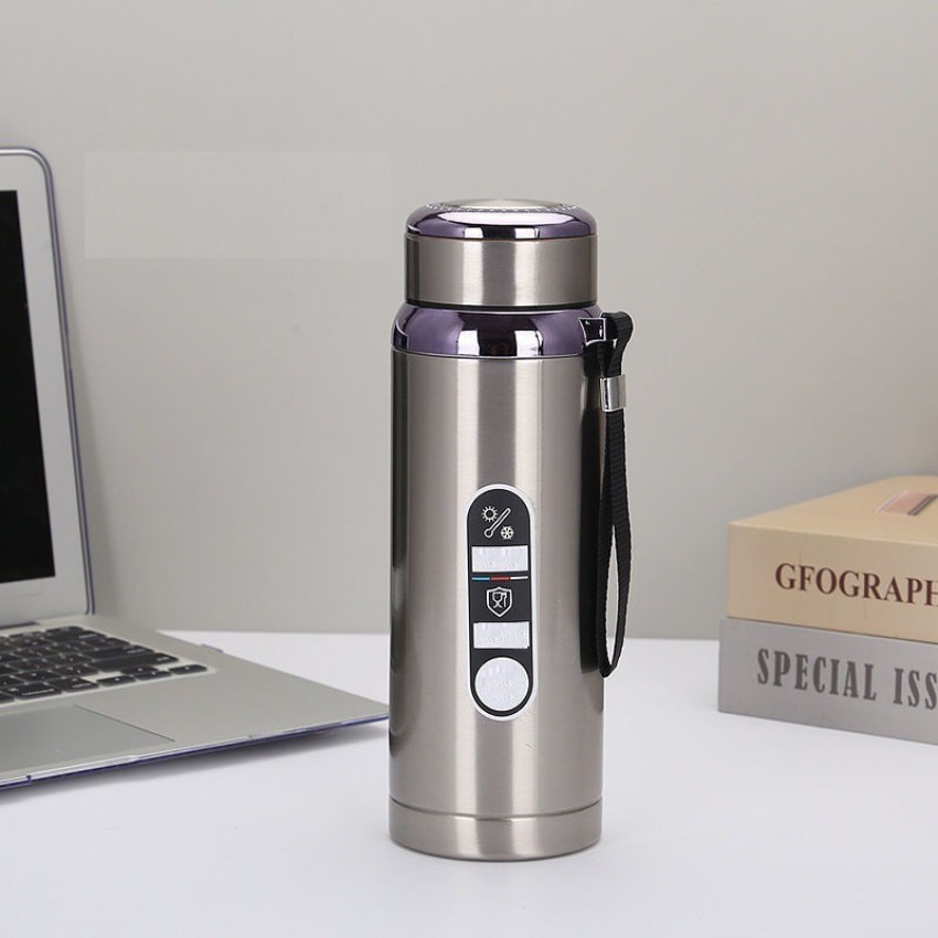 Trivitr Vacuum Flask with 3 Cup Set Combo-Stainless Steel Thermo