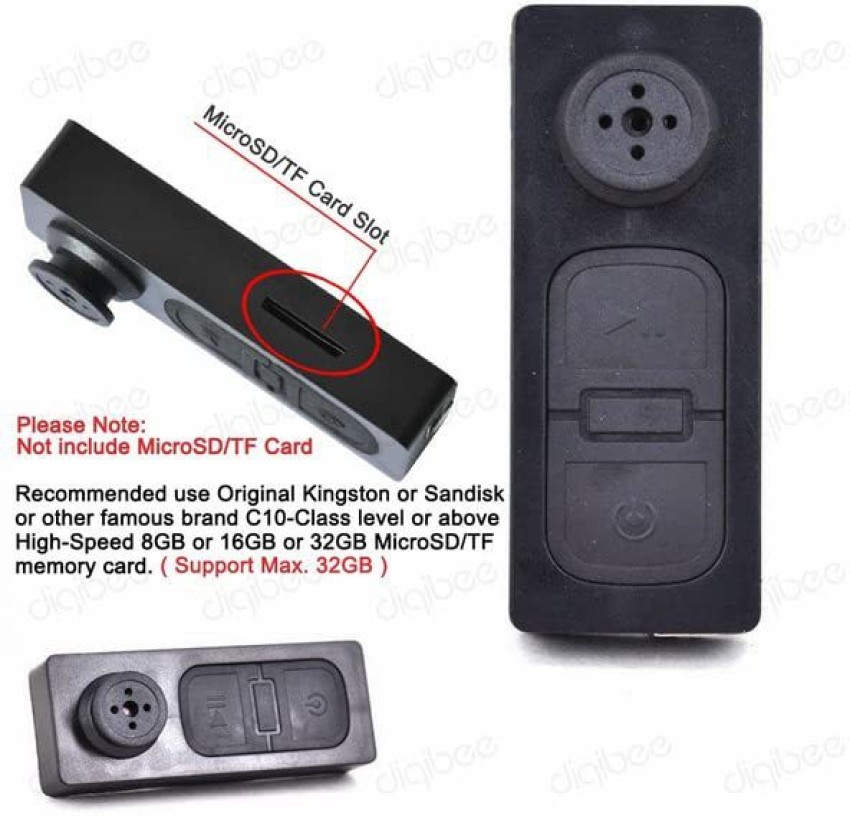 NTE Button Shape DVR Small Portable Updated Mini Spy Button Cameras  Security Camera Price in India - Buy NTE Button Shape DVR Small Portable  Updated Mini Spy Button Cameras Security Camera online