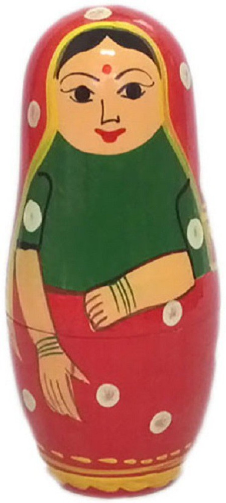 Funwood Games Indian Nesting Doll Set for Girls Indian Nesting