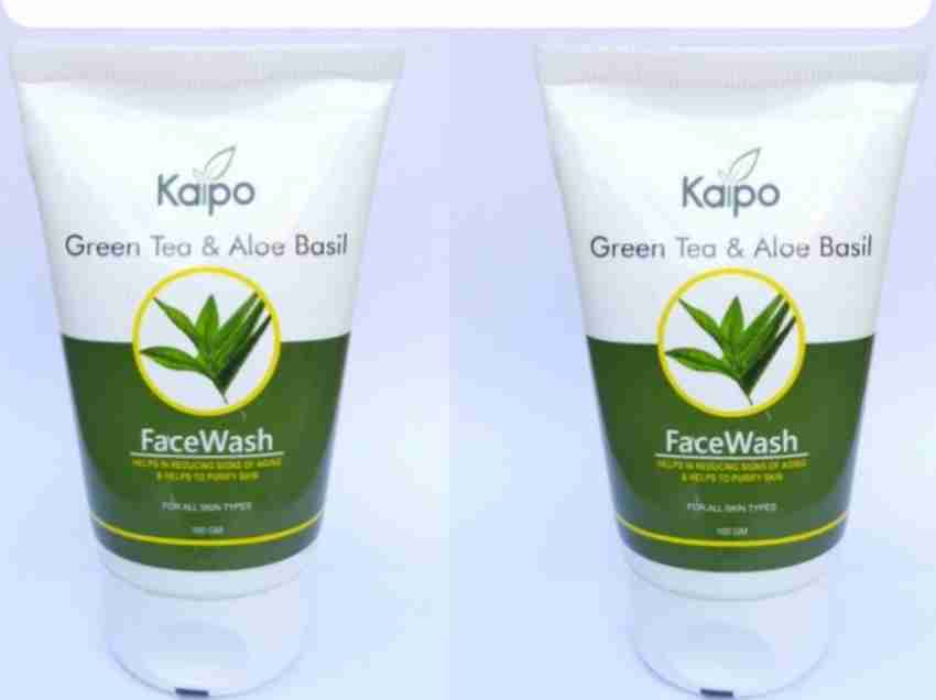 KEVA Kaipo Primium Green Tea Aloe Basil 100x2 200 Ml Pack