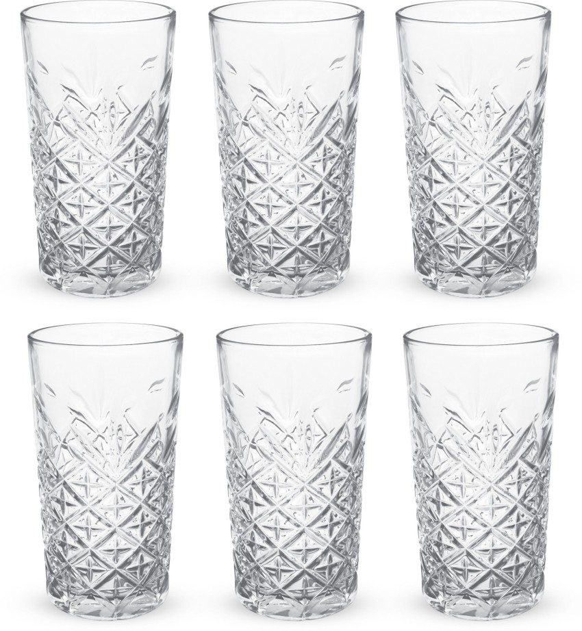 TREO (Pack of 6) Milton Gripper Tall Glass Set of 6 280 ml Glass Set  Water/Juice Glass Price in India - Buy TREO (Pack of 6) Milton Gripper Tall  Glass Set of