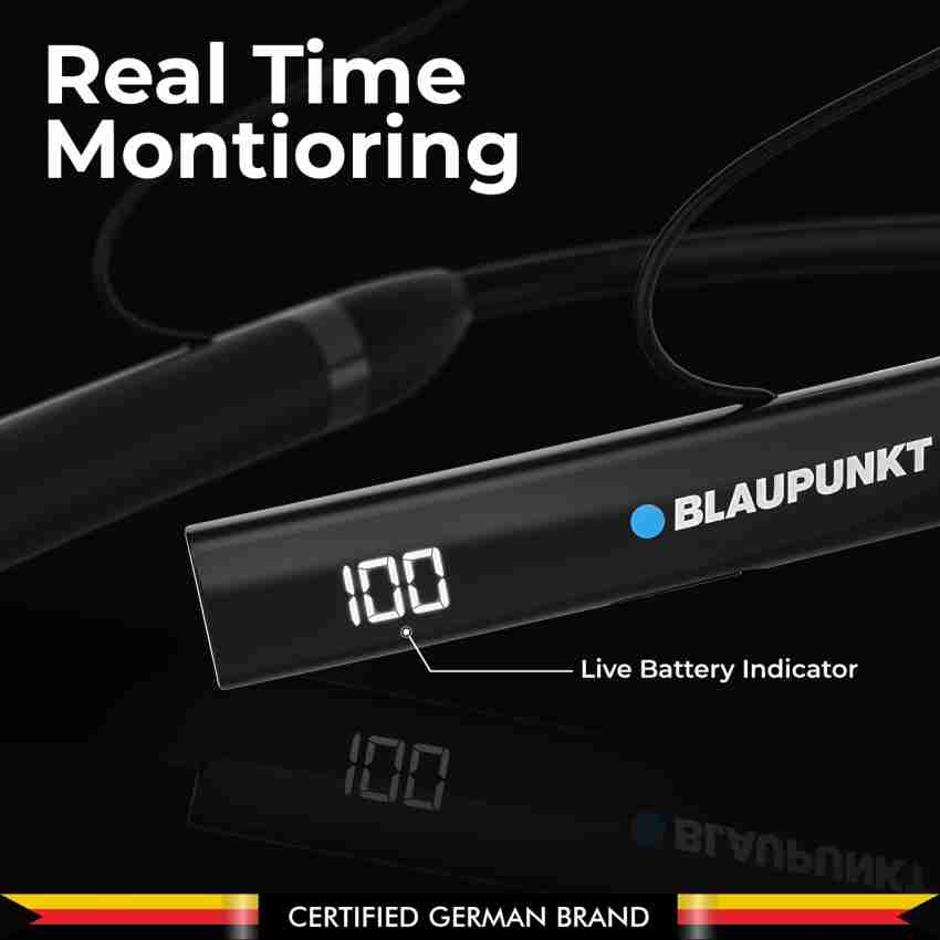 Blaupunkt BE200 Neckband with 100H Long Playtime Vibration Alert