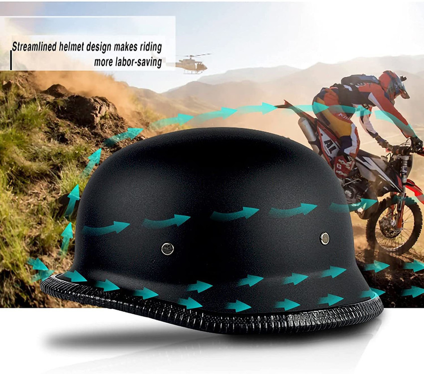 FELL TRACK German Retro Style World War Inspired Half Dull Black