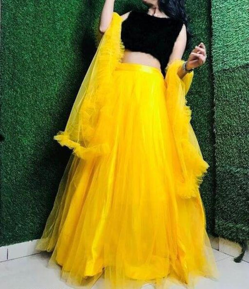 Yellow lehenga flipkart outlet