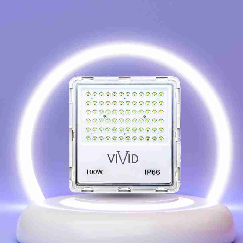VIVID 100W Lens Model IP66 Waterproof Led Flood Light Outdoor Lamp