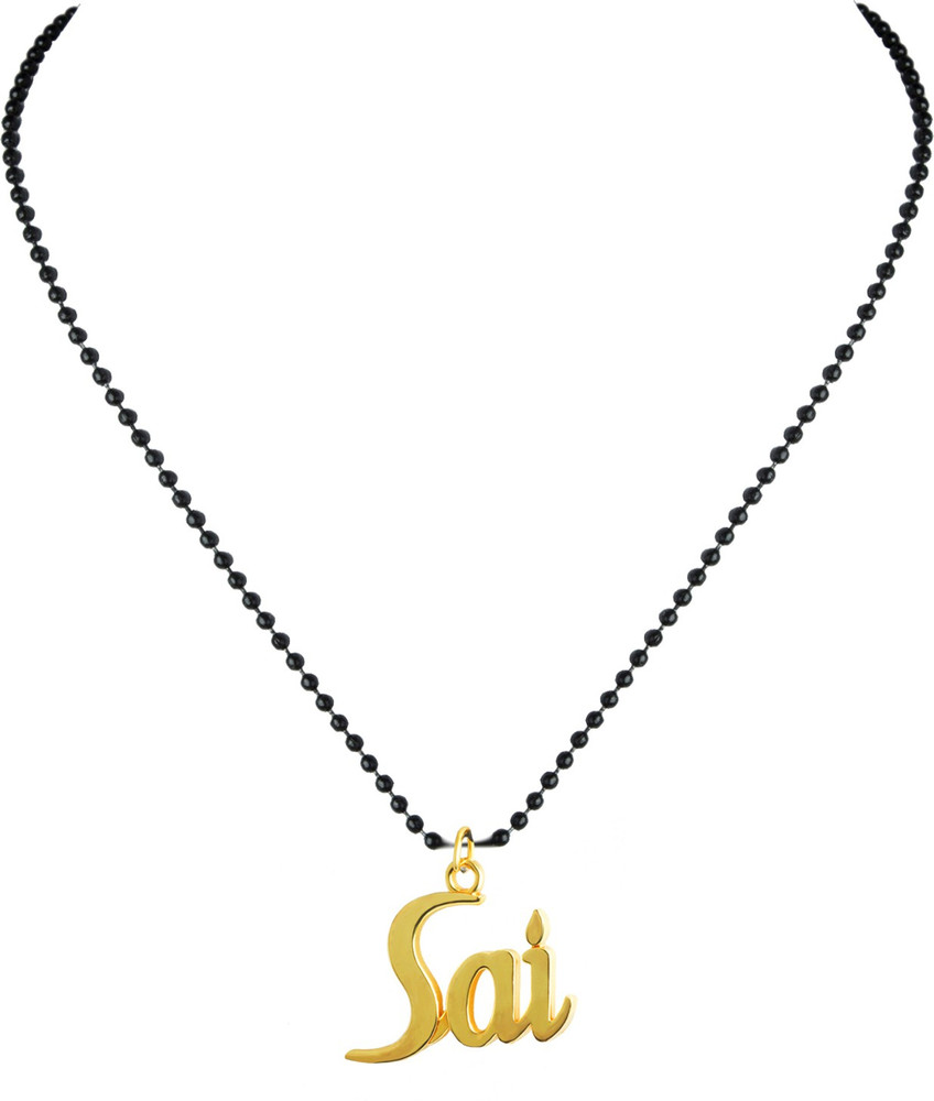 Waama Jewels Stylish Gold Sai Baba Pendant for Boys Girls Gold