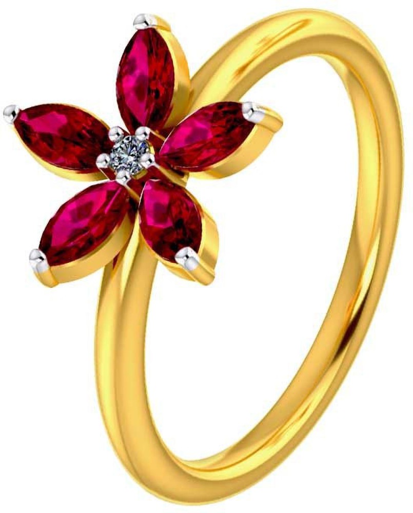 Flower deals stone ring