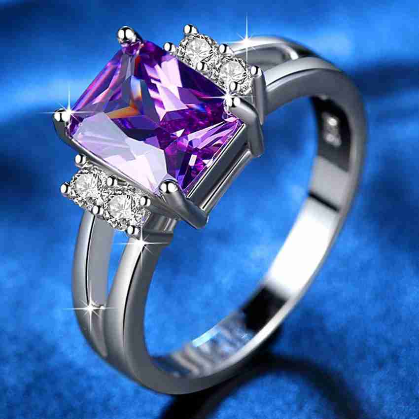 Purple colour ring outlet