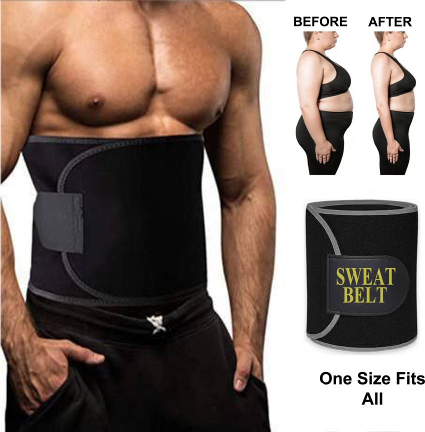 Sweat Shaper Belt, Slimming belt, Waist shaper, Tummy Trimmer, Sweat slim  belt, Belly fat burner, Stomach