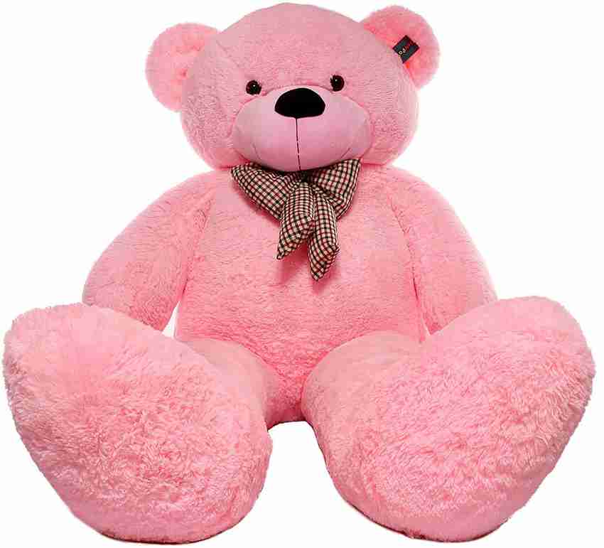 Kiddiested Huge pink teddy bear soft and cute best for gift loveone 48 inch Huge pink teddy bear soft and cute best for gift loveone Buy bear toys in