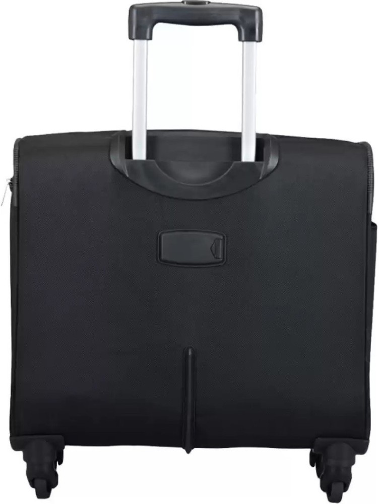 ARISTOCRAT VIP Terminal 4Wheel Unisex Laptop Trolley Black Expandable Cabin Check in Set 4 Wheels 18 inch bk Price in India Flipkart