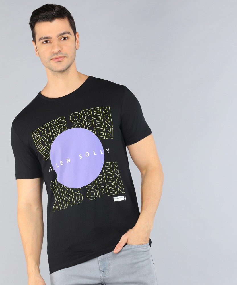 Buy Allen Solly Black T Shirt Online at Low Prices in India 