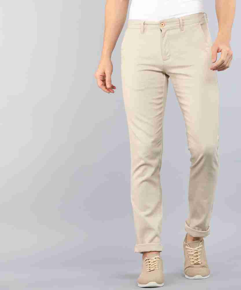 Louis Philippe Sport HOLIDAY Tapered Men Khaki Trousers - Buy Louis Philippe  Sport HOLIDAY Tapered Men Khaki Trousers Online at Best Prices in India