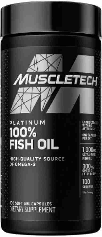 Platinum 100% Omega Fish Oil Capsules - MuscleTech · MuscleTech