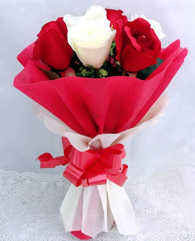 Artificial rose hot sale bouquet