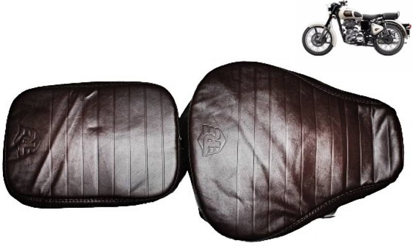 KOHLI BULLET ACCESSORIES Split Black Seat Cover Front & Rear For Royal  Enfield Classic 350.500 cc Single Bike Seat Cover For Royal Enfield  Classic, Classic 500, Classic Chrome, Classic Desert Storm, Classic
