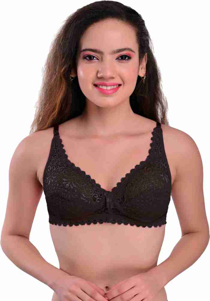 Buy Styfun Women Padded Lace Cotton Non Wired Full Coverage T