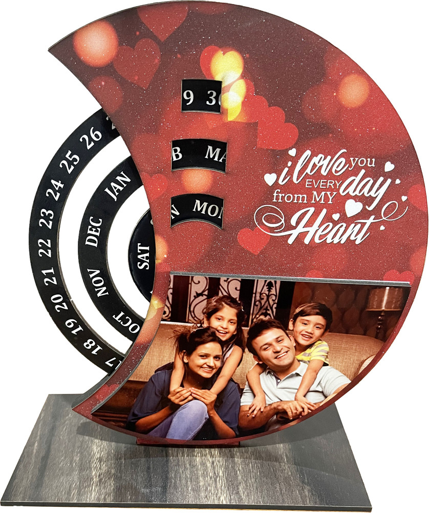 Shraddha Gift Art personalised perpetual calender with photo perpetual  Table Calendar Price in India - Buy Shraddha Gift Art personalised perpetual  calender with photo perpetual Table Calendar online at Flipkart.com