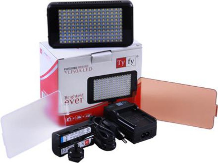 Tyfy VL 150A LED WITH BATTERIES 1800 lx Camera LED Light Price in