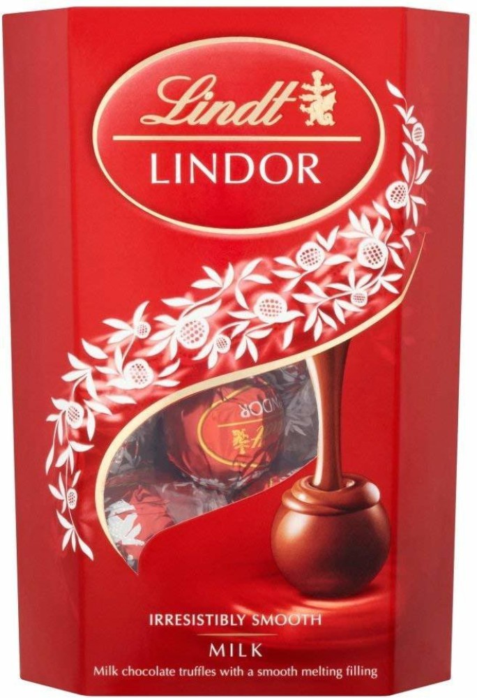 Lindt LINDOR Milk Chocolate Truffles Box 200g