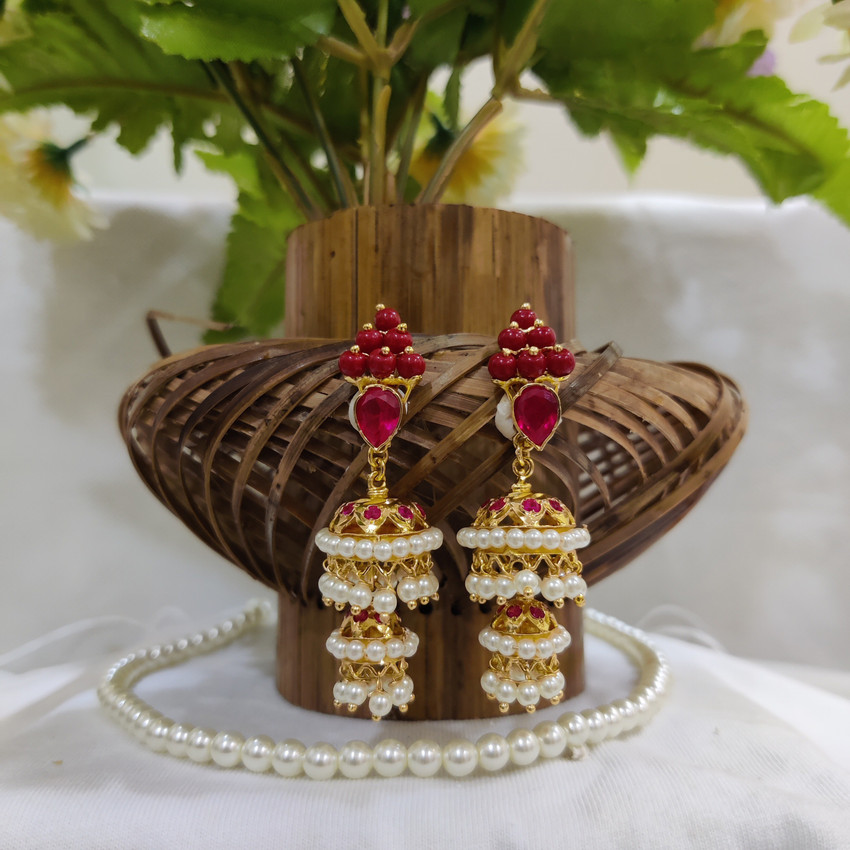 Layered jhumka hotsell