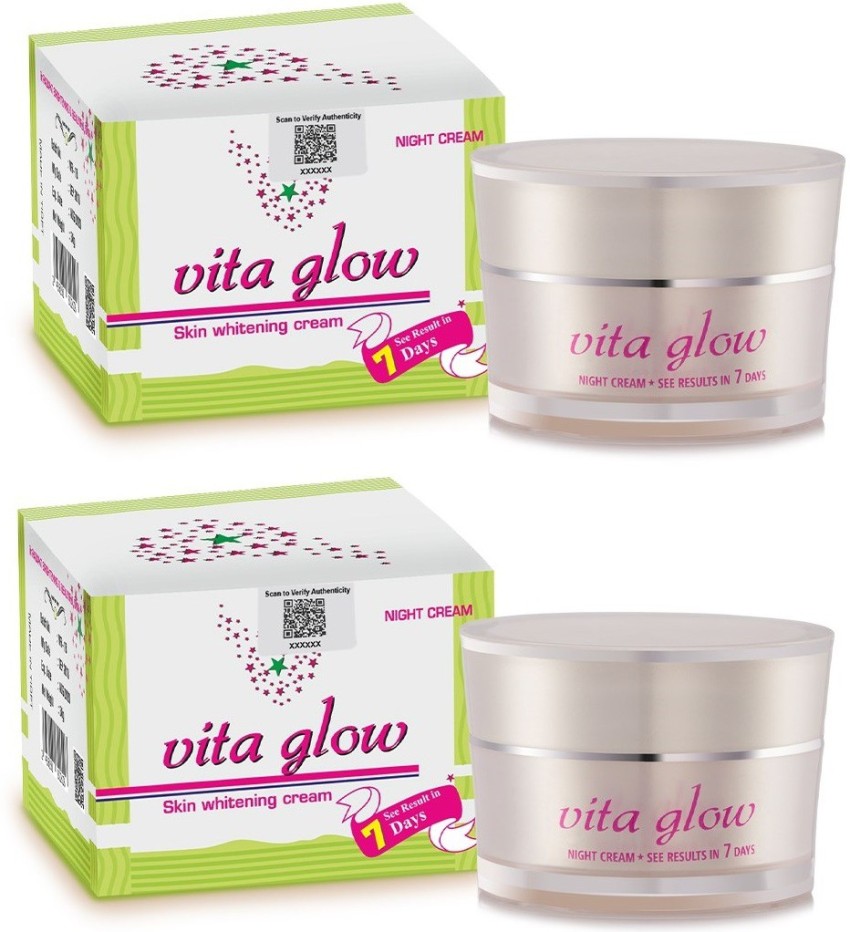 vita glow Skin Whitening Night Cream Pack OF 2 Price in India