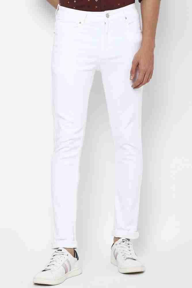 Forever 21 mens white jeans best sale