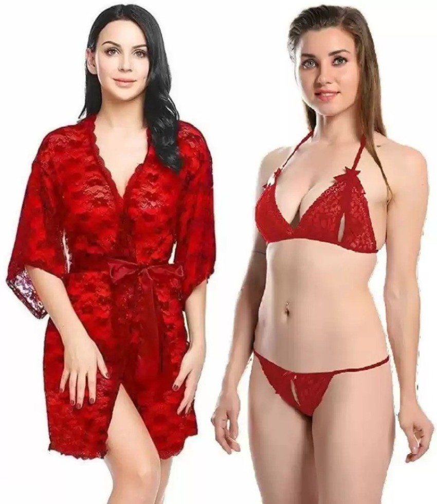 Buy Newba Women's Sexy Bra Panty, Bikini, Lingerie Set