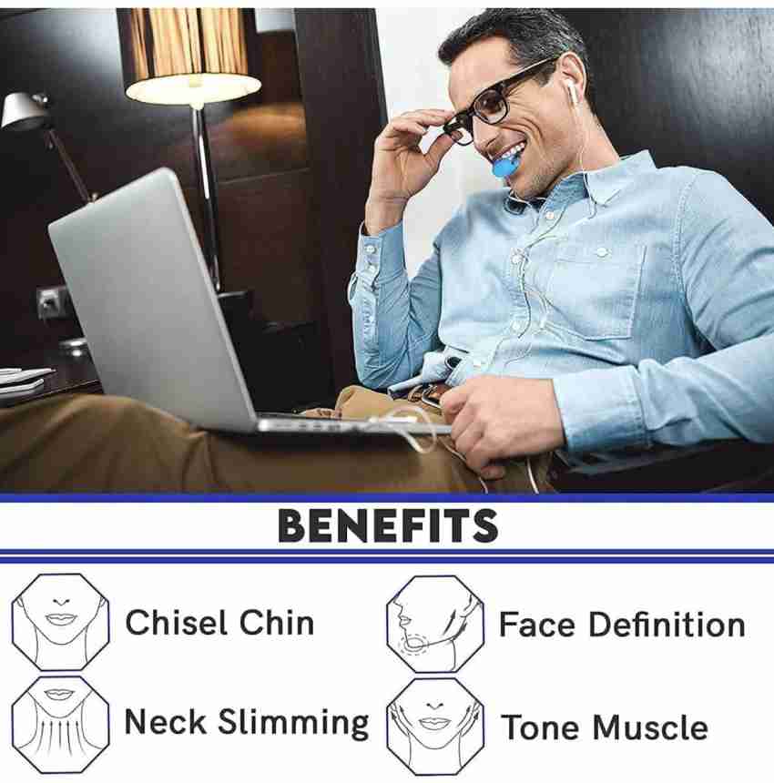 Jaw and Neck Exerciser, Define Your Jawline, Slim and Tone Your Face - Pack  of 3