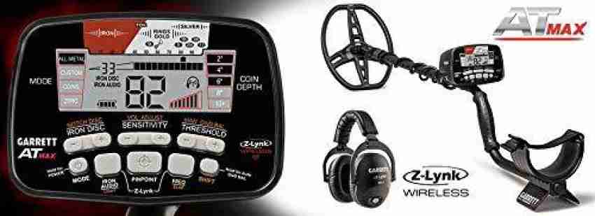 Garrett at Max Metal Detector with Z-Lynk Wireless Headphone Plus