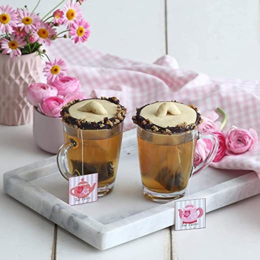 Set Of 4 Coffee Mugs Tea Clear Glass Cup Hot Drinks Cappuccino Chocolate  300ml