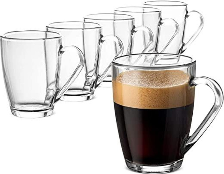Clear latte sale mugs