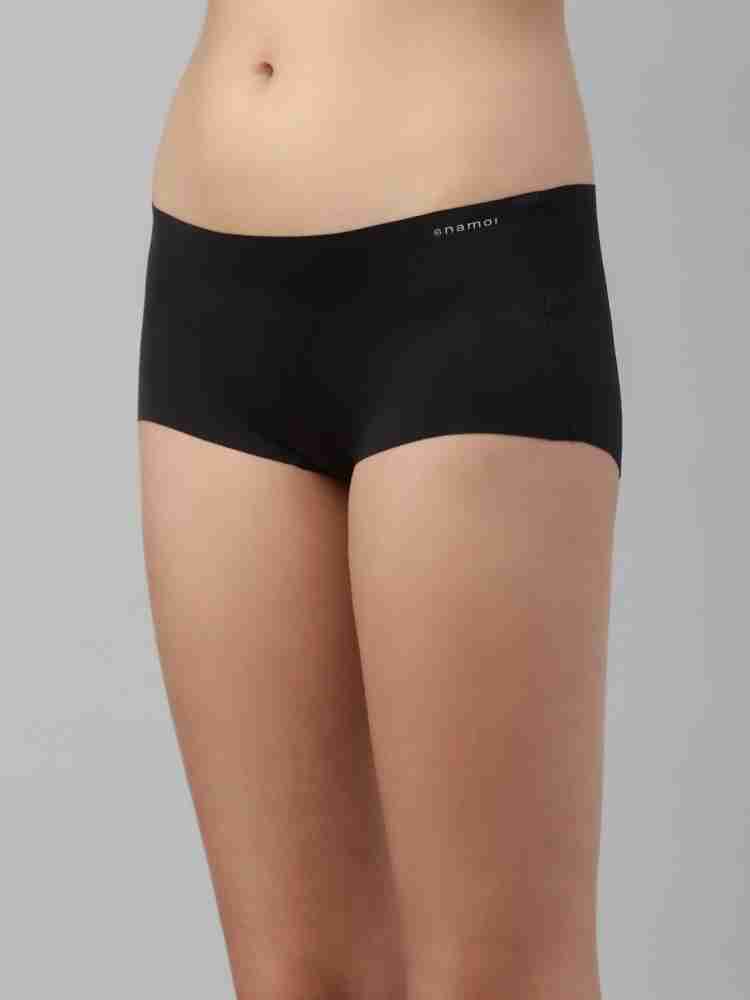 Enamor Sweat Wicking PS40 Nylon Elastane Full-Coverage Women Boy Short Black  Panty - Buy Enamor Sweat Wicking PS40 Nylon Elastane Full-Coverage Women  Boy Short Black Panty Online at Best Prices in India